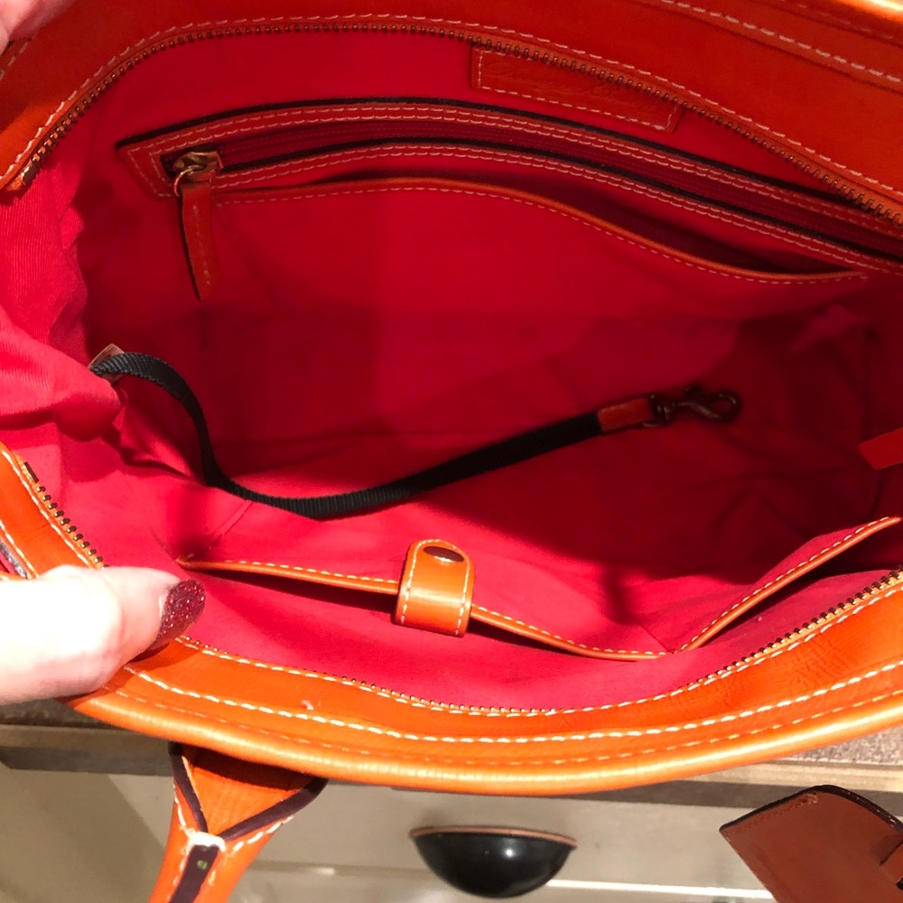 Orange Dooney Burke Purse - Picture 6 of 7